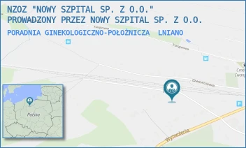PORADNIA GINEKOLOGICZNO-POŁOŻNICZA - NOWY SZPITAL SPÓŁKA Z OGRANICZONĄ ODPOWIEDZIALNOŚCIĄ - WYZWOLENIA 20C,  LNIANO