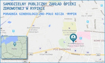 PORADNIA GINEKOLOGICZNO-POŁONICZA - SAMODZIELNY PUBLICZNY ZAKŁAD OPIEKI ZDROWOTNEJ W RYPINIE - 3 MAJA 2,  RYPIN