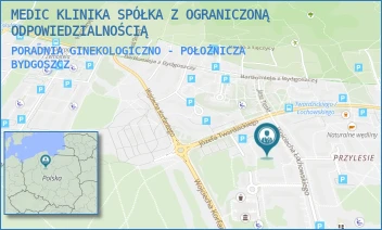 PORADNIA GINEKOLOGICZNO - POŁOŹNICZA - MEDIC KLINIKA SPÓŁKA Z OGRANICZONĄ ODPOWIEDZIALNOŚCIĄ - WOJCIECHA ŁOCHOWSKIEGO 7A,  BYDGOSZCZ