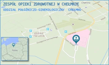 ODDZIAŁ POŁOŻNICZO-GINEKOLOGICZNY - ZESPÓŁ OPIEKI ZDROWOTNEJ W CHEŁMNIE - PLAC RYDYGIERA 1,  CHEŁMNO
