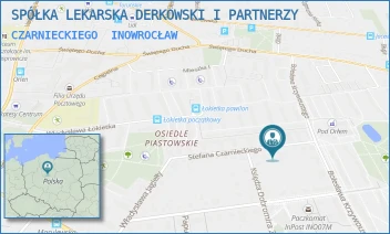 CZARNIECKIEGO - SPÓŁKA LEKARSKA DERKOWSKI I PARTNERZY - CZARNIECKIEGO 24,  INOWROCŁAW