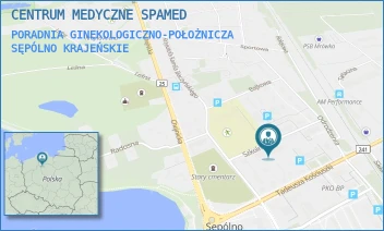 PORADNIA GINEKOLOGICZNO-POŁOŻNICZA - CENTRUM MEDYCZNE SPAMED - SZKOLNA 4,  SĘPÓLNO KRAJEŃSKIE