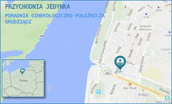 PORADNIA GINEKOLOGICZNO-POŁOŻNICZA - PRZYCHODNIA JEDYNKA - KLASZTORNA 9/11,  GRUDZIĄDZ