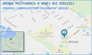 PORADNIA GINEKOLOGICZNO-POŁOŻNICZA - GMINNA PRZYCHODNIA W NOWEJ WSI WIELKIEJ - PRZEMYSŁOWA 1B,  BRZOZA