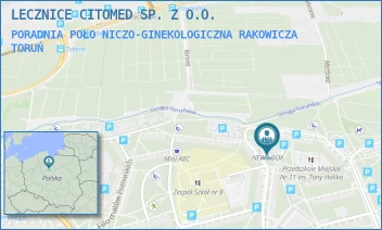 PORADNIA POŁONICZO-GINEKOLOGICZNA RAKOWICZA - LECZNICE CITOMED SP. Z O.O. - FRANCISZKA TADEUSZA RAKOWICZA 4,  TORUŃ