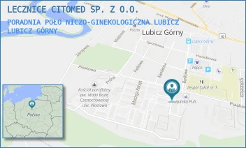 PORADNIA POŁONICZO-GINEKOLOGICZNA LUBICZ - LECZNICE CITOMED SP. Z O.O. - PADEREWSKIEGO 3,  LUBICZ GÓRNY