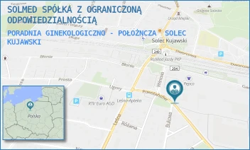 PORADNIA GINEKOLOGICZNO - POŁOŻNCZA - SOLMED SPÓŁKA Z OGRANICZONĄ ODPOWIEDZIALNOŚCIĄ - POWSTAŃCÓW 7 A,  SOLEC KUJAWSKI