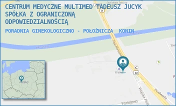 PORADNIA GINEKOLOGICZNO - POŁOŻNICZA - CENTRUM MEDYCZNE MULTIMED TADEUSZ JUCYK SPÓŁKA Z OGRANICZONĄ ODPOWIEDZIALNOŚCIĄ - WOJSKA POLSKIEGO 33,  KONIN