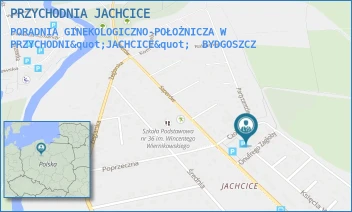 PORADNIA GINEKOLOGICZNO-POŁOŻNICZA W PRZYCHODNI"JACHCICE" - PRZYCHODNIA JACHCICE - CZOŁGISTÓW 4,  BYDGOSZCZ