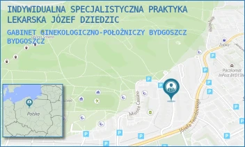 GABINET GINEKOLOGICZNO-POŁOŻNICZY BYDGOSZCZ - INDYWIDUALNA SPECJALISTYCZNA PRAKTYKA LEKARSKA JÓZEF DZIEDZIC - MONTE CASSINO 33,  BYDGOSZCZ
