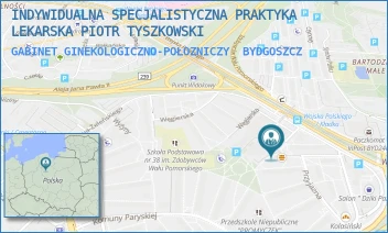GABINET GINEKOLOGICZNO-POŁOZNICZY - INDYWIDUALNA SPECJALISTYCZNA PRAKTYKA LEKARSKA PIOTR TYSZKOWSKI - PRZYJAZNA 13,  BYDGOSZCZ