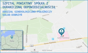 ODDZIAŁ GINEKOLOGICZNO-POŁOŻNICZY - SZPITAL POWIATOWY SPÓŁKA Z OGRANICZONĄ ODPOWIEDZIALNOŚCIĄ - DR J.G. KOPPA 1E, GOLUB-DOBRZYŃ