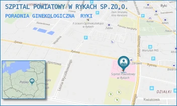 PORADNIA GINEKOLOGICZNA - SZPITAL POWIATOWY W RYKACH SP.ZO.O. - ŻYTNIA 23,  RYKI