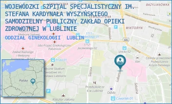 ODDZIAŁ GINEKOLOGII - WOJEWÓDZKI SZPITAL SPECJALISTYCZNY IM. STEFANA KARDYNAŁA WYSZYŃSKIEGO SAMODZIELNY PUBLICZNY ZAKŁAD OPIEKI ZDROWOTNEJ W LUBLINIE - LUBARTOWSKA 81,  LUBLIN