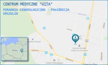 PORADNIA GINEKOLOGICZNO - POŁOŻNICZA - CENTRUM MEDYCZNE "VITA" - MODRZEWIOWA 1/1,  URSZULIN