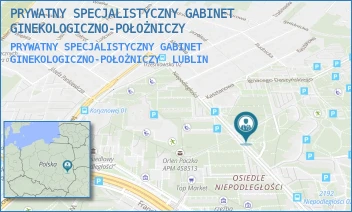 PRYWATNY SPECJALISTYCZNY GABINET GINEKOLOGICZNO-POŁOŻNICZY - PRYWATNY SPECJALISTYCZNY GABINET GINEKOLOGICZNO-POŁOŻNICZY - NIEPODLEGŁOŚCI 9,  LUBLIN