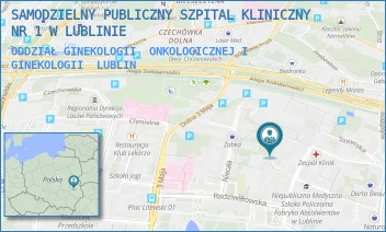 ODDZIAŁ GINEKOLOGII  ONKOLOGICZNEJ I GINEKOLOGII - UNIWERSYTECKI SZPITAL KLINICZNY NR 1 W LUBLINIE - STASZICA 16,  LUBLIN