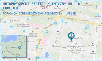 PORADNIA GINEKOLOGICZNO-POŁOŻNICZA - UNIWERSYTECKI SZPITAL KLINICZNY NR 1 W LUBLINIE - STANISŁAWA STASZICA 14A,  LUBLIN