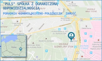 PORADNIA GINEKOLOGICZNO-POŁOŻNICZA - "PULS" SPÓŁKA Z OGRANICZONĄ ODPOWIEDZIALNOŚCIĄ - JANA PAWŁA II 19,  ZAMOŚĆ