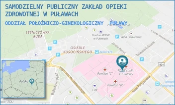 ODDZIAŁ POŁOŻNICZO-GINEKOLOGICZNY - SAMODZIELNY PUBLICZNY ZAKŁAD OPIEKI ZDROWOTNEJ W PUŁAWACH - BEMA 1,  PUŁAWY