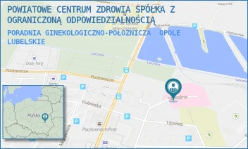 PORADNIA GINEKOLOGICZNO-POŁOŻNICZA - POWIATOWE CENTRUM ZDROWIA SPÓŁKA Z OGRANICZONĄ ODPOWIEDZIALNOŚCIĄ - SZPITALNA 9,  OPOLE LUBELSKIE