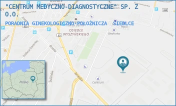 PORADNIA GINEKOLOGICZNO-POŁOŻNICZA - "CENTRUM MEDYCZNO-DIAGNOSTYCZNE" SP. Z O.O. - KLEEBERGA 2,  SIEDLCE