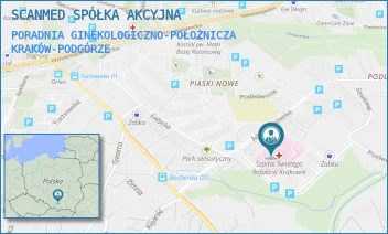 PORADNIA GINEKOLOGICZNO-POŁOŻNICZA - SCANMED SPÓŁKA AKCYJNA - UL. ADAMA BOCHENKA 12,  KRAKÓW-PODGÓRZE