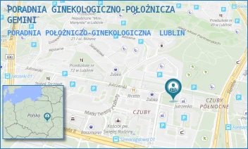 PORADNIA POŁOŻNICZO-GINEKOLOGICZNA - PORADNIA GINEKOLOGICZNO-POŁOŻNICZA GEMINI - JUTRZENKI 6,  LUBLIN