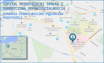 PORADNIA GINEKOLOGICZNO-POŁOŻNICZA - SZPITAL MIĘDZYRZECKI SPÓŁKA Z OGRANICZONĄ ODPOWIEDZIALNOŚCIĄ - UL. KONSTYTUCJI 3 MAJA 35,  MIĘDZYRZECZ