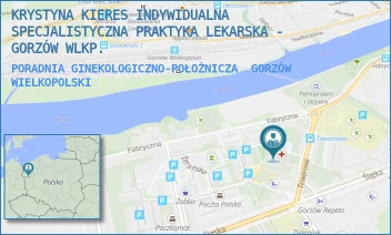 PORADNIA GINEKOLOGICZNO-POŁOŻNICZA - KRYSTYNA KIERES INDYWIDUALNA SPECJALISTYCZNA PRAKTYKA LEKARSKA - GORZÓW WLKP. - UL. TOWAROWA 6A/64,  GORZÓW WIELKOPOLSKI