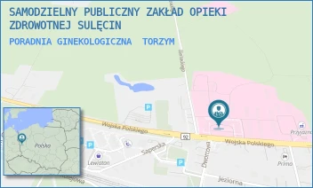 PORADNIA GINEKOLOGICZNA - SAMODZIELNY PUBLICZNY ZAKŁAD OPIEKI ZDROWOTNEJ SULĘCIN - UL. W.POLSKIEGO 52,  TORZYM