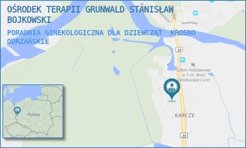 PORADNIA GINEKOLOGICZNA DLA DZIEWCZĄT - OŚRODEK TERAPII GRUNWALD STANISŁAW BOJKOWSKI - UL. BOHATERÓW WOJSKA POLSKIEGO 24,  KROSNO ODRZAŃSKIE