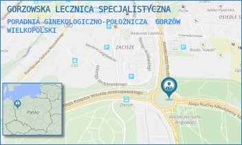 PORADNIA GINEKOLOGICZNO-POŁOŻNICZA - GORZOWSKA LECZNICA SPECJALISTYCZNA - RONDO MARSZ. JÓZEFA PIŁSUDSKIEGO 1B,  GORZÓW WIELKOPOLSKI