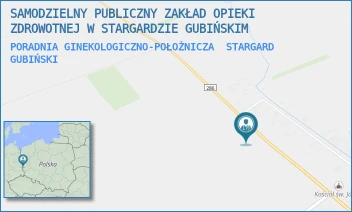 PORADNIA GINEKOLOGICZNO-POŁOŻNICZA - SAMODZIELNY PUBLICZNY ZAKŁAD OPIEKI ZDROWOTNEJ W STARGARDZIE GUBIŃSKIM - STARGARD GUBIŃSKI 1,  STARGARD GUBIŃSKI