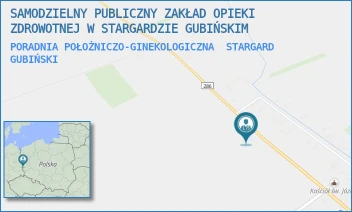 PORADNIA POŁOŻNICZO-GINEKOLOGICZNA - SAMODZIELNY PUBLICZNY ZAKŁAD OPIEKI ZDROWOTNEJ W STARGARDZIE GUBIŃSKIM - UL. STARGARD GUBIŃSKI 1,  STARGARD GUBIŃSKI
