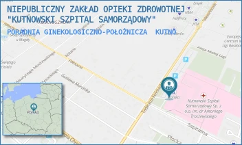 PORADNIA GINEKOLOGICZNO-POŁOŻNICZA - NIEPUBLICZNY ZAKŁAD OPIEKI ZDROWOTNEJ "KUTNOWSKI SZPITAL SAMORZĄDOWY" - UL. KOŚCIUSZKI 52,  KUTNO