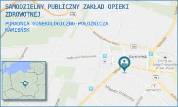 PORADNIA GINEKOLOGICZNO-POŁOŻNICZA - SAMODZIELNY PUBLICZNY ZAKŁAD OPIEKI ZDROWOTNEJ - UL. WIELUŃSKA 23,  KAMIEŃSK