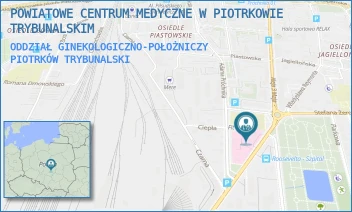 ODDZIAŁ GINEKOLOGICZNO-POŁOŻNICZY - POWIATOWE CENTRUM MEDYCZNE W PIOTRKOWIE TRYBUNALSKIM - ROOSEVELTA 3,  PIOTRKÓW TRYBUNALSKI