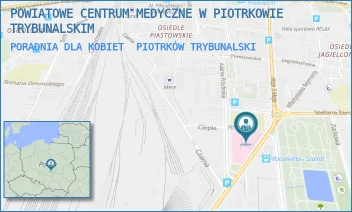 PORADNIA DLA KOBIET - POWIATOWE CENTRUM MEDYCZNE W PIOTRKOWIE TRYBUNALSKIM - ROOSEVELTA 3,  PIOTRKÓW TRYBUNALSKI