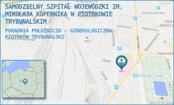 PORADNIA POŁOŻNICZO - GINEKOLOGICZNA - SAMODZIELNY SZPITAL WOJEWÓDZKI IM. MIKOŁAJA KOPERNIKA W PIOTRKOWIE TRYBUNALSKIM - UL. FRANKLINA ROOSEVELTA 3,  PIOTRKÓW TRYBUNALSKI