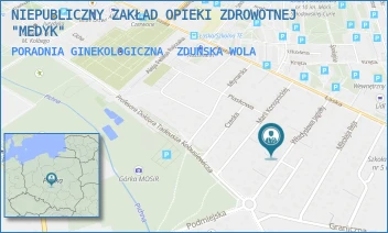 PORADNIA GINEKOLOGICZNA - NIEPUBLICZNY ZAKŁAD OPIEKI ZDROWOTNEJ "MEDYK" - UL. JAGIEŁŁY 23,  ZDUŃSKA WOLA