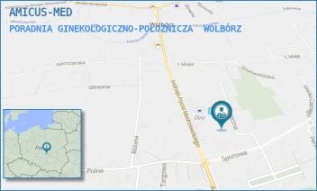 PORADNIA GINEKOLOGICZNO-POŁOŻNICZA - AMICUS-MED - UL. SPORTOWA 7,  WOLBÓRZ