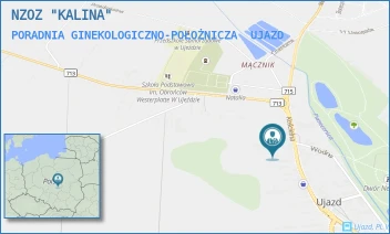 PORADNIA GINEKOLOGICZNO-POŁOŻNICZA - NZOZ "KALINA" - KOŚCIELNA 19,  UJAZD