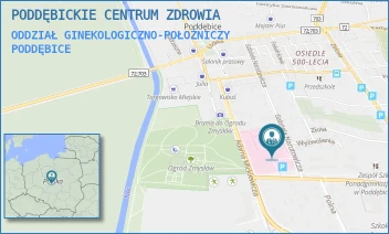ODDZIAŁ GINEKOLOGICZNO-POŁOŻNICZY - PODDĘBICKIE CENTRUM ZDROWIA - UL. MICKIEWICZA 16,  PODDĘBICE