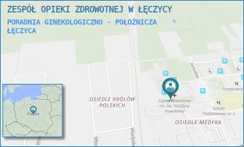 PORADNIA GINEKOLOGICZNO - POŁOŻNICZA - ZESPÓŁ OPIEKI ZDROWOTNEJ W ŁĘCZYCY - UL. ZACHODNIA 6,  ŁĘCZYCA