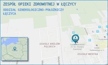 ODDZIAŁ GINEKOLOGICZNO-POŁOŻNICZY - ZESPÓŁ OPIEKI ZDROWOTNEJ W ŁĘCZYCY - UL. ZACHODNIA 6,  ŁĘCZYCA