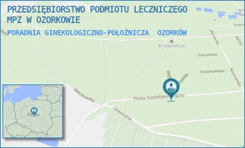 PORADNIA GINEKOLOGICZNO-POŁOŻNICZA - PRZEDSIĘBIORSTWO PODMIOTU LECZNICZEGO MPZ W OZORKOWIE - UL. PILOTA STANISŁAWA WIGURY 1,  OZORKÓW
