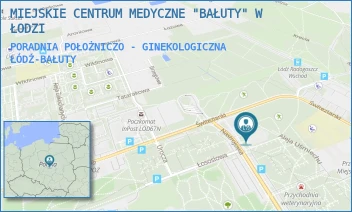 PORADNIA POŁOŻNICZO - GINEKOLOGICZNA - MIEJSKIE CENTRUM MEDYCZNE "BAŁUTY" W ŁODZI - UL. NASTROJOWA 10,  ŁÓDŹ-BAŁUTY