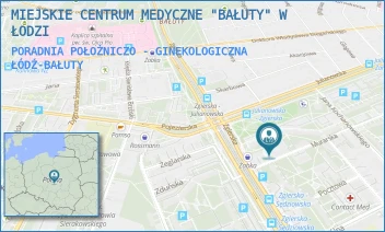 PORADNIA POŁOŻNICZO - GINEKOLOGICZNA - MIEJSKIE CENTRUM MEDYCZNE "BAŁUTY" W ŁODZI - UL. MURARSKA 4,  ŁÓDŹ-BAŁUTY