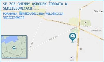 PORADNIA GINEKOLOGICZNO-POŁOŻNICZA - SP ZOZ GMINNY OŚRODEK ZDROWIA W SĘDZIEJOWICACH - UL. WIELUŃSKA 8,  SĘDZIEJOWICE
